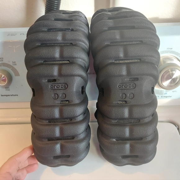 CROCS Men's Size 11 Or Woman's Size 9 Eco Clog Black - Picture 6 of 8